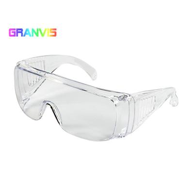 China Economical High Impact Resistant Anti-impact Polycarbonate Lens Safety Eyewear For Visitors for sale