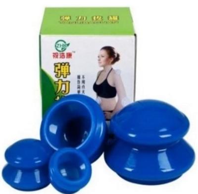 China Anti Cellulite Vacuum Massage Silicone Body Vacuum Suction Cup Cups Massage Hijama Cupping Cups For Health Care Massage Cupping for sale