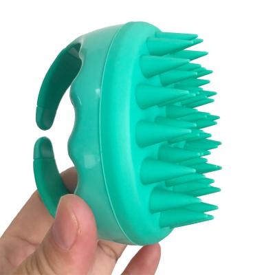 China Original Hot Selling Original Portable/Cpmfortable Silicone Scalp Hair Brush Massage Care Scalp Head Brush Shampoo Soft Brush for sale