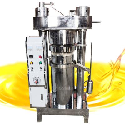 China Automatic High Yield Oil Sesame Oil Machine Stainless Steel Hydraulic Commercial Peanut Linseed Linseed Vertical High Efficiency Oil Press for sale