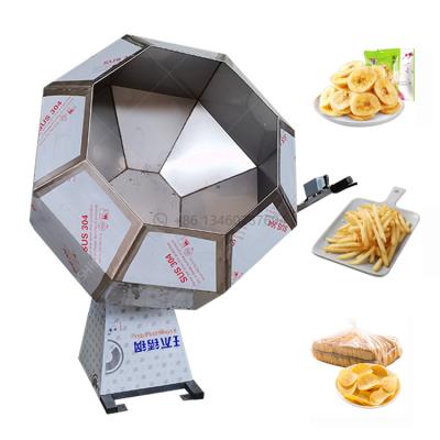 China Seasoning Banana Chips Flavoring Machine Hotel Food Processing Snacks Seasoning Coating Blender Machine for sale