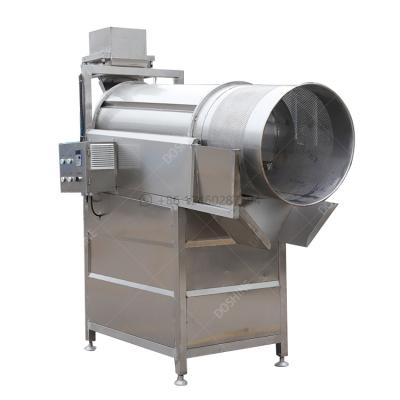 China Hotels High Efficiency Best Price Drum Seasoning Machine Plantain Chips Popcorn Flavoring Seasoning Machine for sale