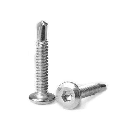 China Head Drilling Machine Stainless Steel Carbon Steel Hexagon Socket Self Drilling Screw for sale