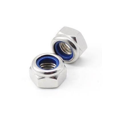 China DIN 985 Stainless Steel 304 Nylon Hex A2 Insert Lock Nut for sale