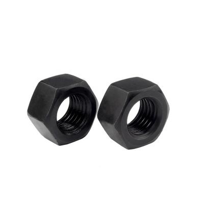 China Heavy Industry DIN934 Carbon Steel Black Oxide Hex Nuts for sale