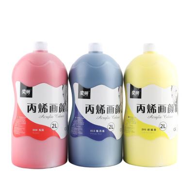 China 32 Color Non-Toxic Professional Acrylic Paint Non-Toxic Paint 2L Large Capacity Non-Toxic Tub And Customizable for sale