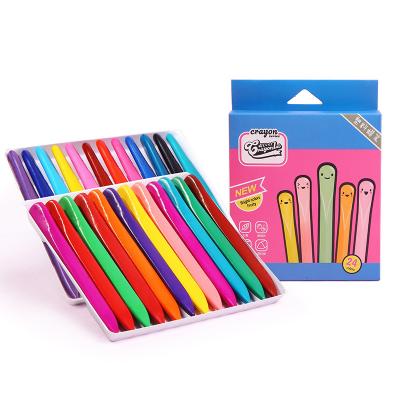 China Plastic Triangular Paint Children's Pencil Easy To Color Non - Dirty Doodle Children's Pencil Resin Hand Pencil for sale