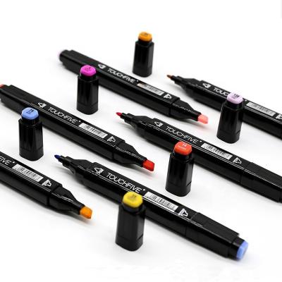 China Professional Painting 36 Colors Custom Design Double Tip Acrylic Multi Color Marker Pen Set For Painting for sale