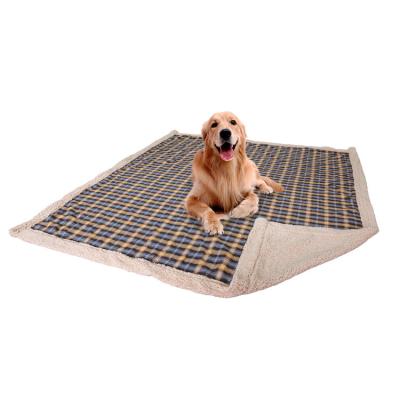 China Sustainable Reversible Luxury Large Waterproof Dog Cover For Bed, Sofa, Couch And Car Seat for sale