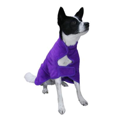 China Dogs Towel Cloth Various Sizes Pet Dry Moisture Sensitive Edge Pack Dog Bathrobe With Long Service Life for sale