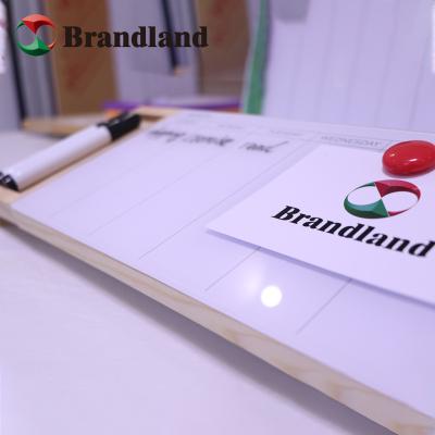 China None magnetic (with coating factory direct sales wooden frame glass magnetic desktop whiteboard for sale