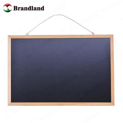 China Portable DRAWING BOARD 44.5X200cm Kids Wood Frame Chalk Board Vinyl Blackboard for sale