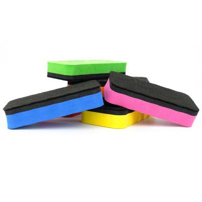 China EVA Glass Board Mini Chalkboard Custom Yellow Blackboard Magnetic Whiteboard Eraser Remover Dry Eraser For Whiteboard Black Red for sale