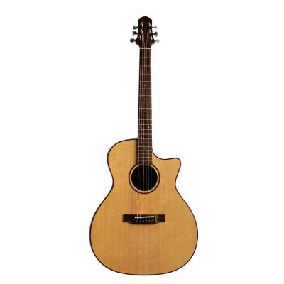 China 2022 High Gloss Fir 12 String Cut Handmade Solid Guitar Acoustic Rosewood Acoustic Guitar Musical Instrument Guitars for sale