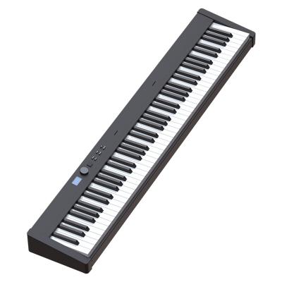 China Silica Gel Amazon 88 Keyboard Master Piano with LCD Display Keyboard Stand Piano Bench MIDI APP for All Ages Keyboard Pianists for sale