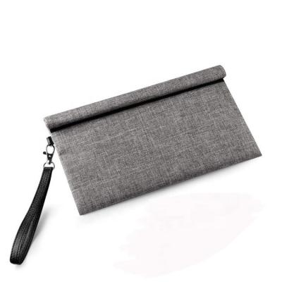 China Portable Custom Small Durable Smell Proof Carbon Lined Smell Proof Pouch With Handle for sale