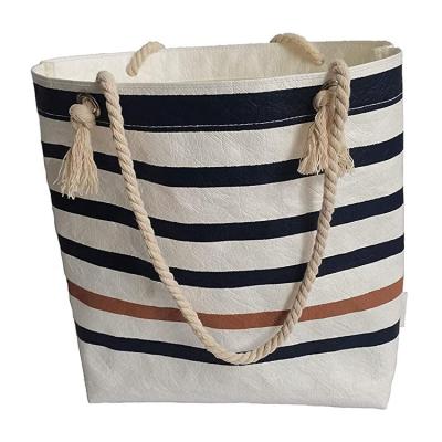 China Waterproof Water Resistant Tyvek Shopping Beach Bags Lightweight Ladies Handbags Tyvek Tote Bag for sale