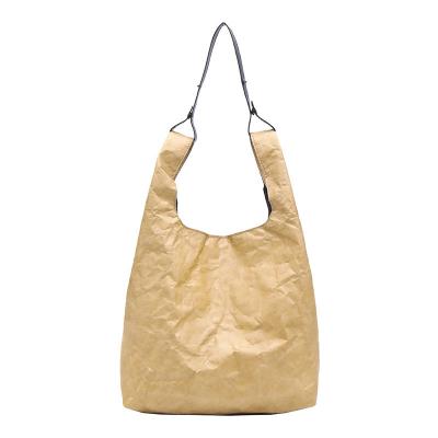 China 2019 Eco-freindly Fashion New Arrival Store Tote Dupont TYVEK Paper Waterproof Shoulder Bag for sale