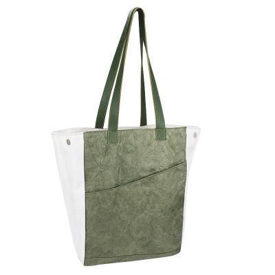 China Lady Waterproof Eco-friendly Resistant Paper Handbag Tyvek Tote Bag Shopping for sale