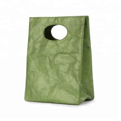 China Reusable Eco - Friendly Insulated Waterproof Cooler Tyvek Paper Lunch Bag for sale