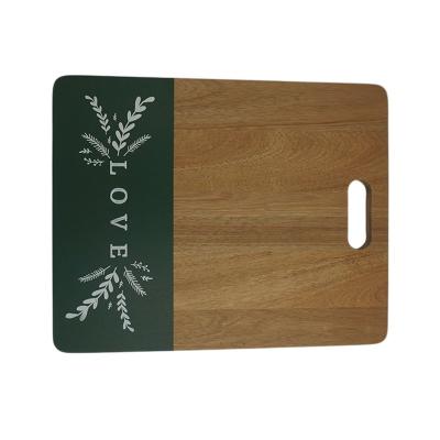 China Wholesale Cheap Viable Professional Thick Acacia Wood Rectangle Cheese Wooden Cutting Boards With Handle for sale