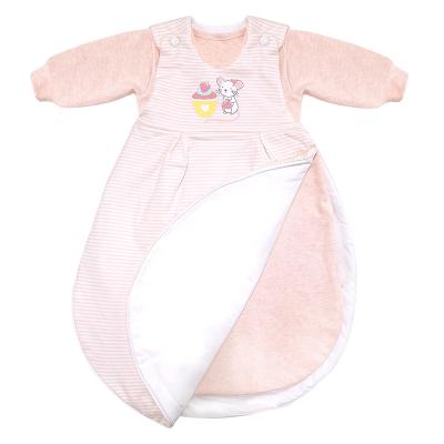 China Factory Custom 0-3 Years Baby Breathable Sleeping Bag Winter Ultra-Soft Plush Thick Baby Sleeping Bag for sale