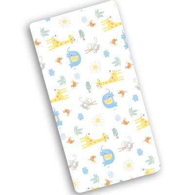 China Anti-pulling factory sell well cotton cartoon pattern baby crib bedding sety baby crib sheet for sale