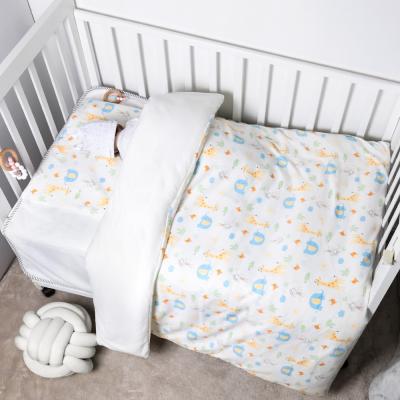 China Factory viable wholesale customization new European and American style 2 pieces bed crib bedding set for sale