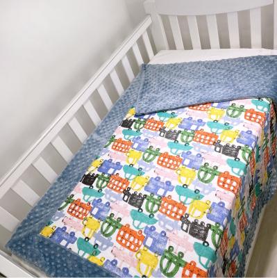 China High Quality Sustainable Baby Blanket Soft Breathable 100% Cotton Baby Blanket for sale