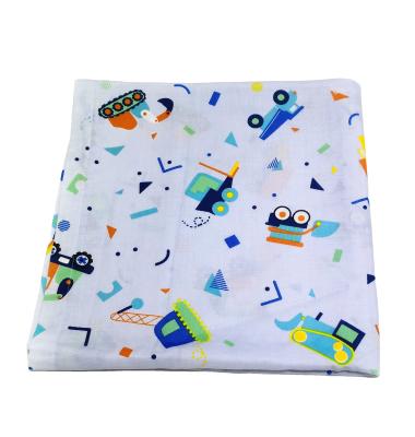 China Comfortable Super Soft Cotton Muslin Folded Blanket Light Weight For Boys And Girls for sale