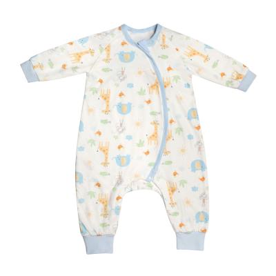 China High Quality Newborn 100% Cotton Interlocking Spring and Autumn Baby Rompers 100% Cotton Interlocking Rompers for sale