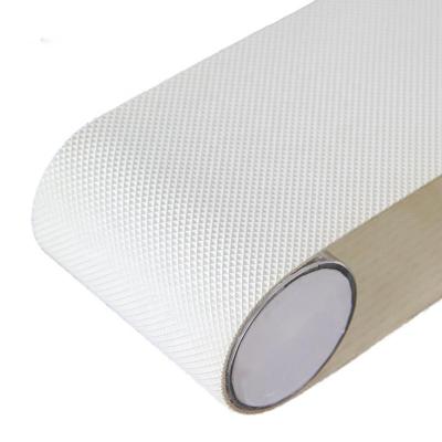 China food & Beverage factory manufacturer hot sale non-slip white PU conveyor belt diamond pattern PU conveyor belt processing customization for sale