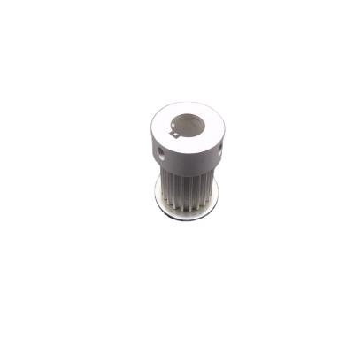 China Textile Machine T5 T10 T20 AT5 AT10 Pulley Plain Bored Aluminum Pulley Timing Supplier for sale