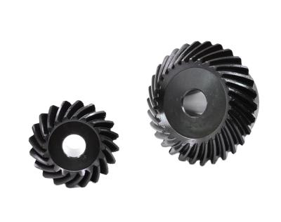 China Textile Machine Bevel Gear 90 Degree Bevel Gear Carbon Steel Tooth Hard Outside 1:1 Bevel Gear Support Customized for sale