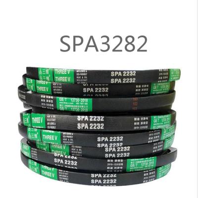 China Three-V SPA3282 triangle belt SPA3282 high wear-resistant anti-static type cheap building material stores new belt for sale