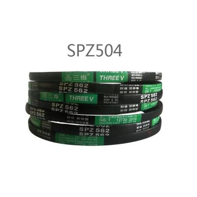 China Building Material Shops THREE-V SPZ504 V-Belt SPZ Series Wear-Resistant Rubber Belt for sale