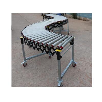 China Flexible and Expandable Gravity Fireproof Portable Electric Roller Conveyor for Loading Goods for sale