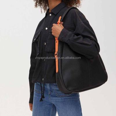 China Waterproof 2022 Bags Women Handbags Debbie Slouch Black Tote Bag Shoulder for mommy for sale