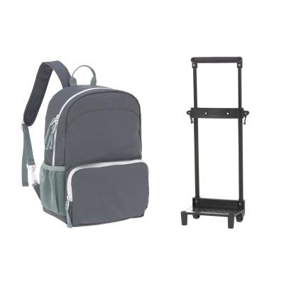 China Polyester Trolley Case High-capacity Waterproof School Kids Travel Trolley Bag Roller Wheeled Backpack Trolley School Bags for sale