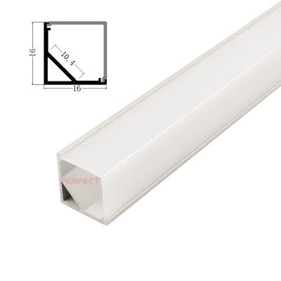 China Led strip light aluminum channel LED v linear light strip profile lighting aluminum profile for led strip for sale