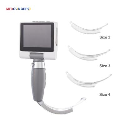 China 3.5 Inch LCD Touch Screen Wireless Reusable Video Laryngoscope MTL-T01 for sale