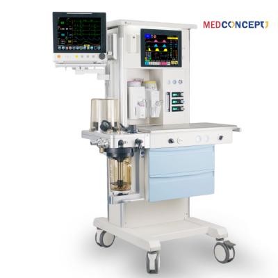 China Metal electric anesthesia surgical machine with a vaporizer and humidifier anesthesia machine for sale