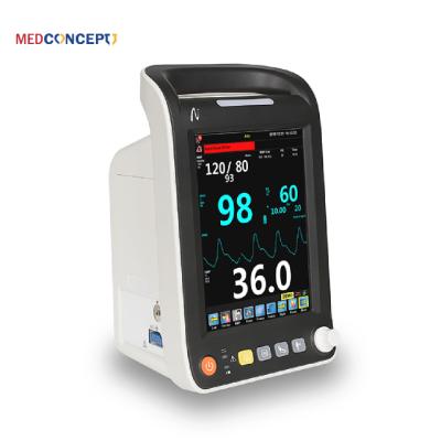 China ECG+NIBP+SPO2+TEMP Manufacturer High Quality 6 Parameters Newborns Adults ICU Patient Monitoring for sale