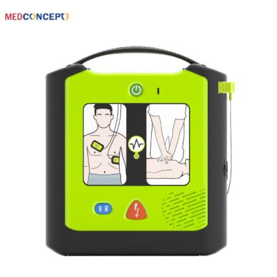 China Hot Selling Metal Automated Portable External Defibrillator AED Defibrillator With LCD Display With Graphics With LED for sale