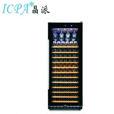 China Household 2019 sale 154 bottle compressor cooling free standing and wine fridge built-in refrigerator freezer for sale