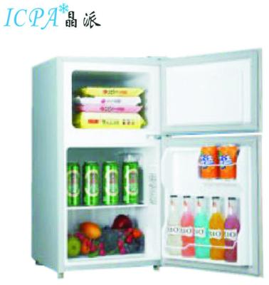 China 2019 COMPRESSOR Fridge Products BCD-96 Double Door Top-Freezer Sale Mini Fridge for sale