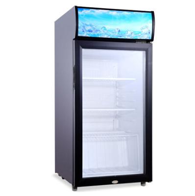 China SC-90 Mini Bar Glass Door Beverage Cooler for sale