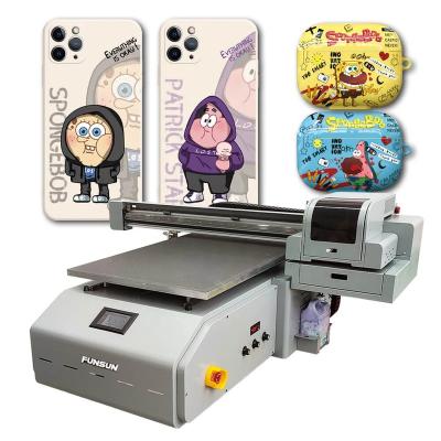 China Funsun A2 A1 Glass Impresora Printer Transfers UV Printing Machine Pen Bottle Cover PVC Flatbed UV Varnish DTF Mobile Printing Card for sale