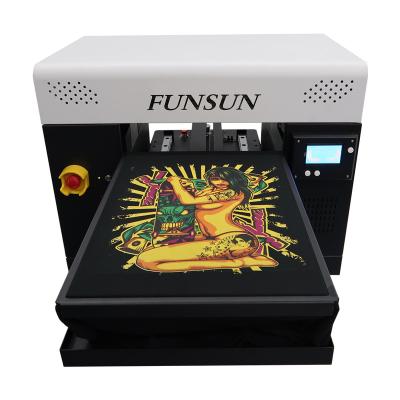 China Custom Hotel A3 DTG Machine Direct To Cloth Sweater Polo Garment Printer Custom T-shirt Printing Machine for sale