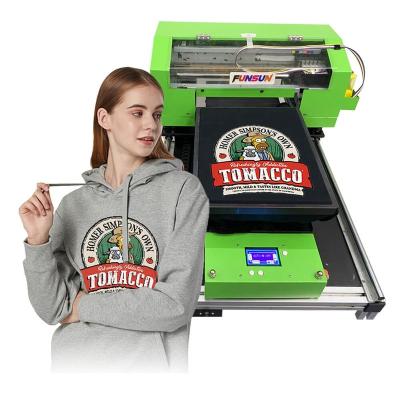 China Garment Shops Factory Direct DTG Supply A3 Size DX9 Head Photo Quality Commercial Textile T-shirt Printing Machine White Ink for sale